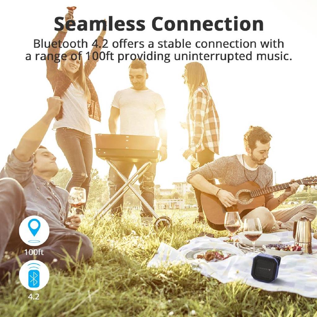 Tronsmart Element Groove TWS Portable Bluetooth Stereo Super Bass Waterproof IPX7 Wireless Speaker