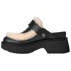 UGG Esmee Leather Fashion Comfortable Casual Flats 5.1cm Women flats Black 1171507-BLK