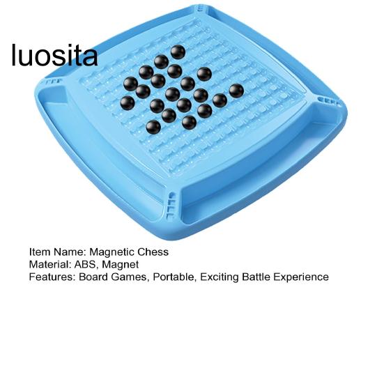Juego de ajedrez magnético, tablero de ajedrez portátil, emocionante experiencia de batalla, divertido juego de ajedrez para fiestas familiares y amigos