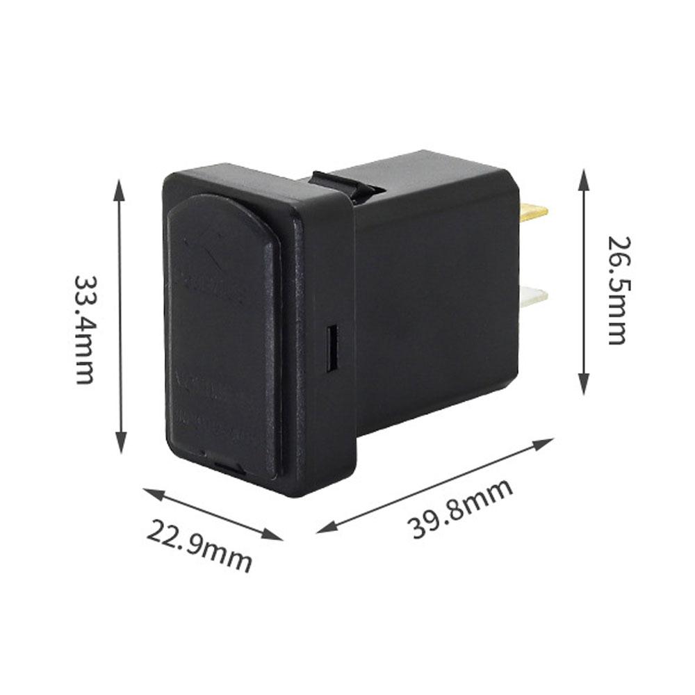 Car QC3.0 Dual USB Phone Charging Socket For Mitsubishi Pajero Eclipse Cross 2016 for ASX Outlander 3 2014-2019