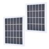 2 Pcs Portable Solar Panel 2W 6V Mini Solar Cells High Conversion Efficiency for Household Lighting