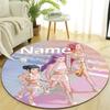 Personalized K-KPop Demon Hunters Round Chair Office Rug - Perfect for Mat, Office Chair & More - Ideal Gift for Birthdays and Holidays