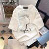 Women's T-shirt Summer Loose Casual Shoulders Simple Top