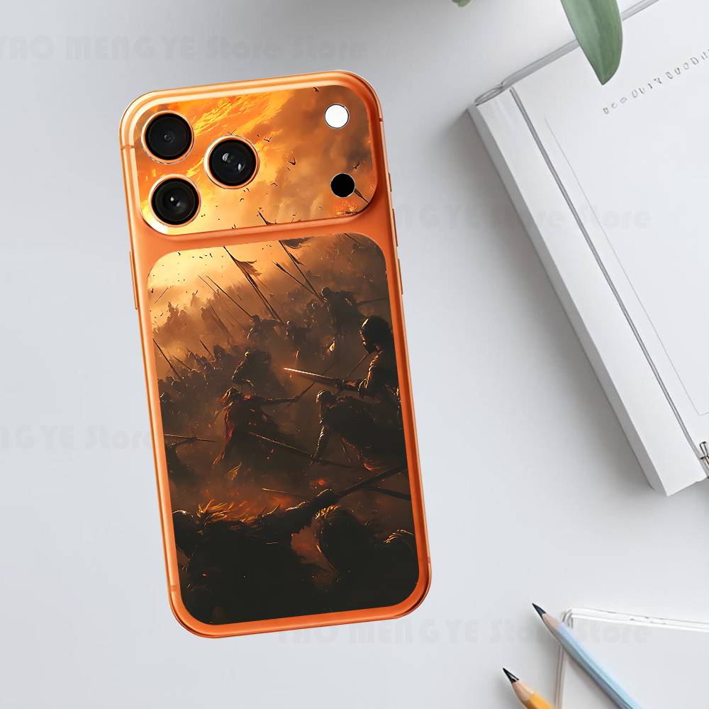 

Three Kingdoms Hero For Iphone 17 Pro ProMax Back Protective Decorative Sticker Back Cover 17PM