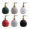 Ceramic Liquid Soap Dispenser Hand Soap Dispenser Pump Bottle Storage Container for Kitchen Bathroom and Hotel Use