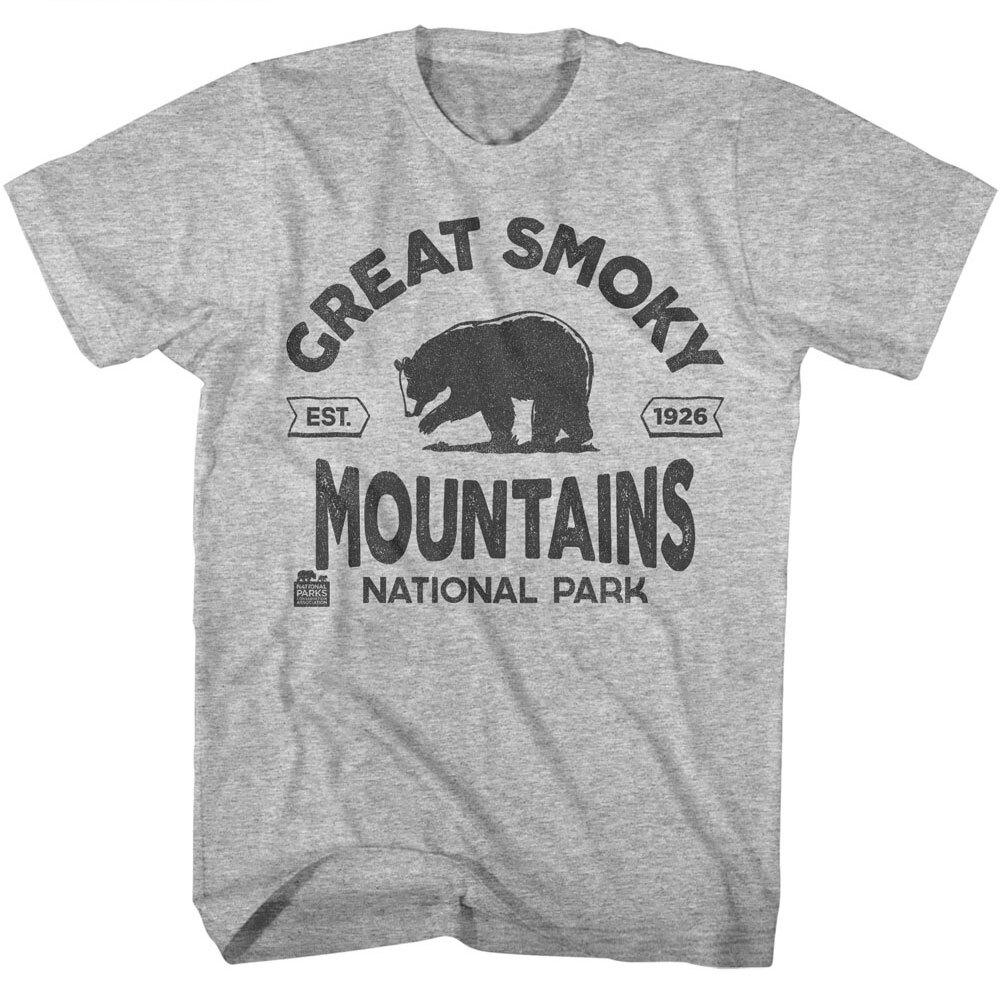 United States National Parks Bear Great Smoky Mountains Est 1926 Men T Shirt XL