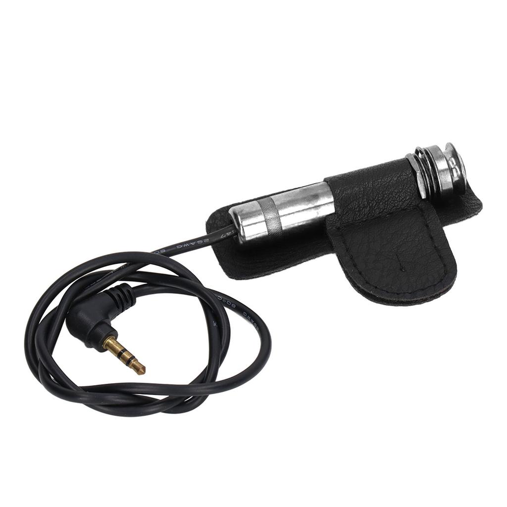 Acoustic Guitar Pickup Transducer Metal Accessory Replacement for String Instrument Silver