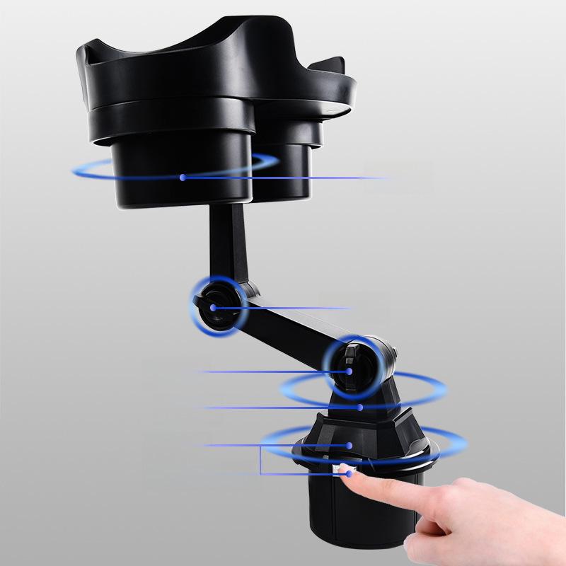 Universal Multifunctional Car Cup and Tray Holder