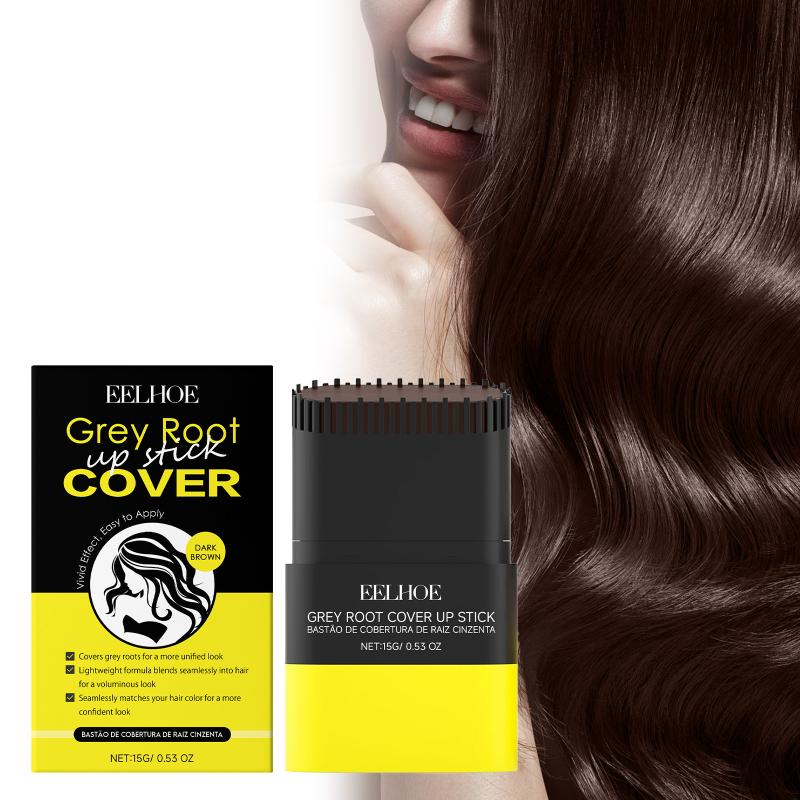 Hairline Concealer Powder Coverage for Grey Hair Natural Look for Interview or Date
