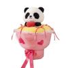 Handmade Panda Bouquet Plush Toys Cartoon Animal Animal Bridal Bouquet  Holiday Gifts