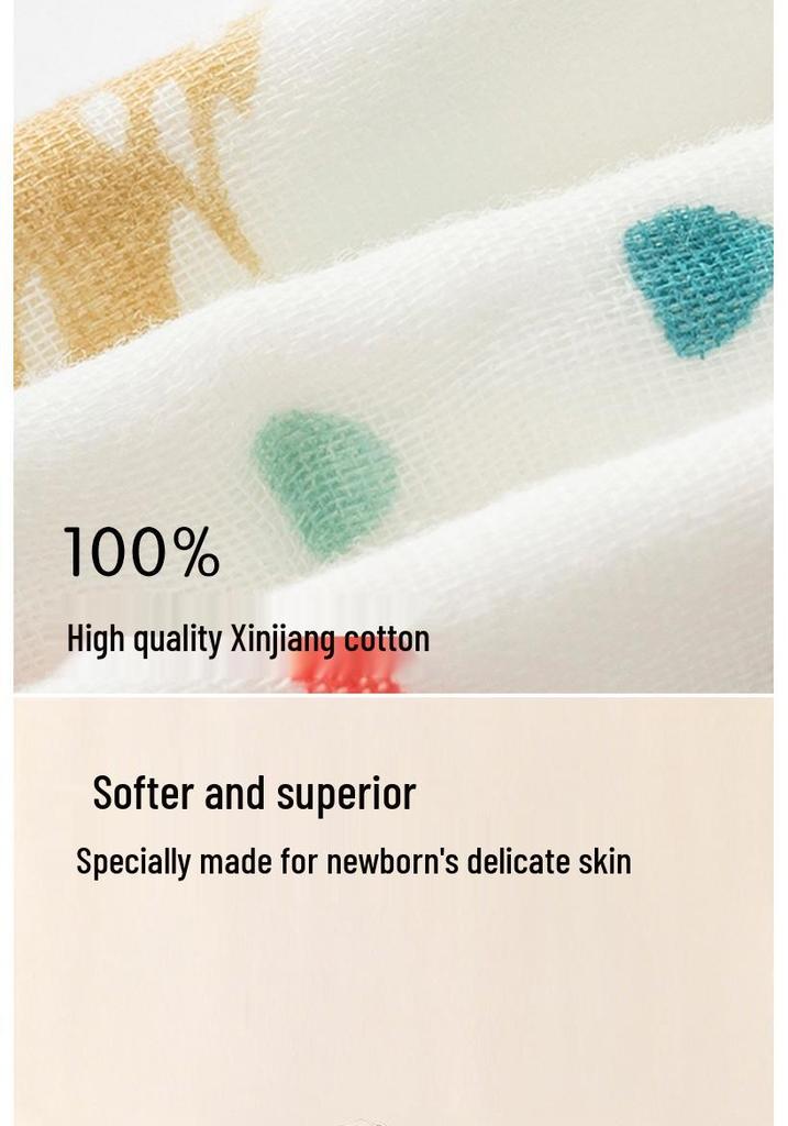 Soft Cotton Baby Gauze Bath Towel & Blanket for Newborns - Mother-Baby Grade