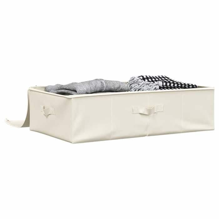VidaXL Storage Box Fabric 70x40x18 Cm Cream 332907