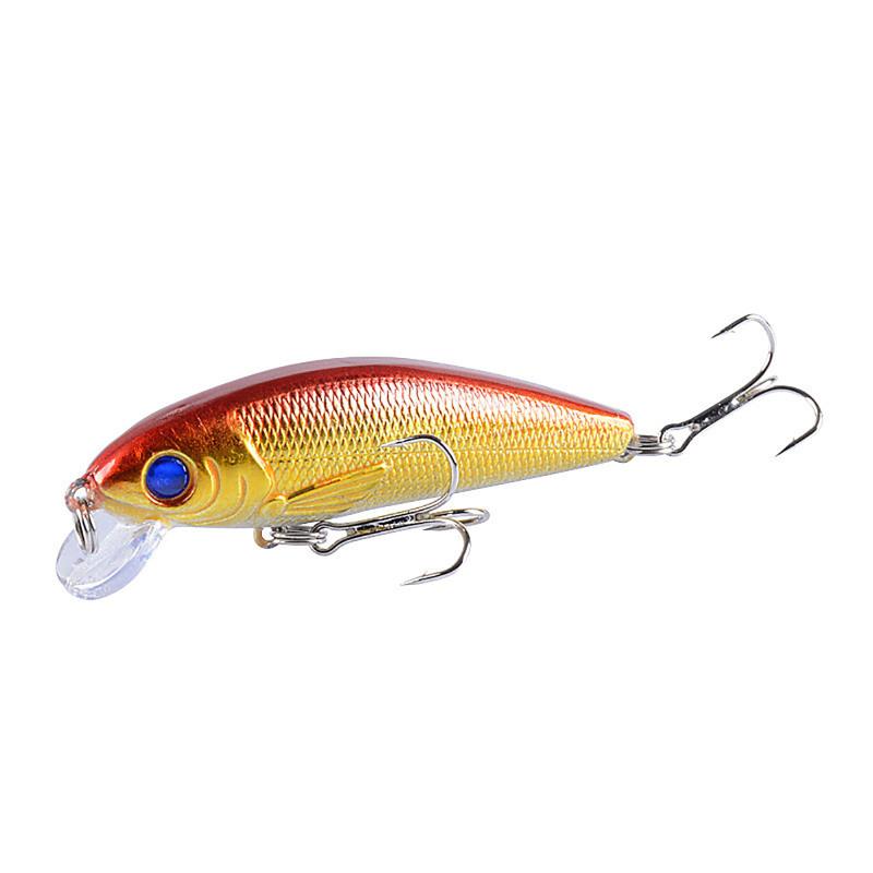 Minnow Fishing Lure Vib 7.2cm 8.7g 3d Eyes Bionic Hard Bait Artificial Fishing Accessories For