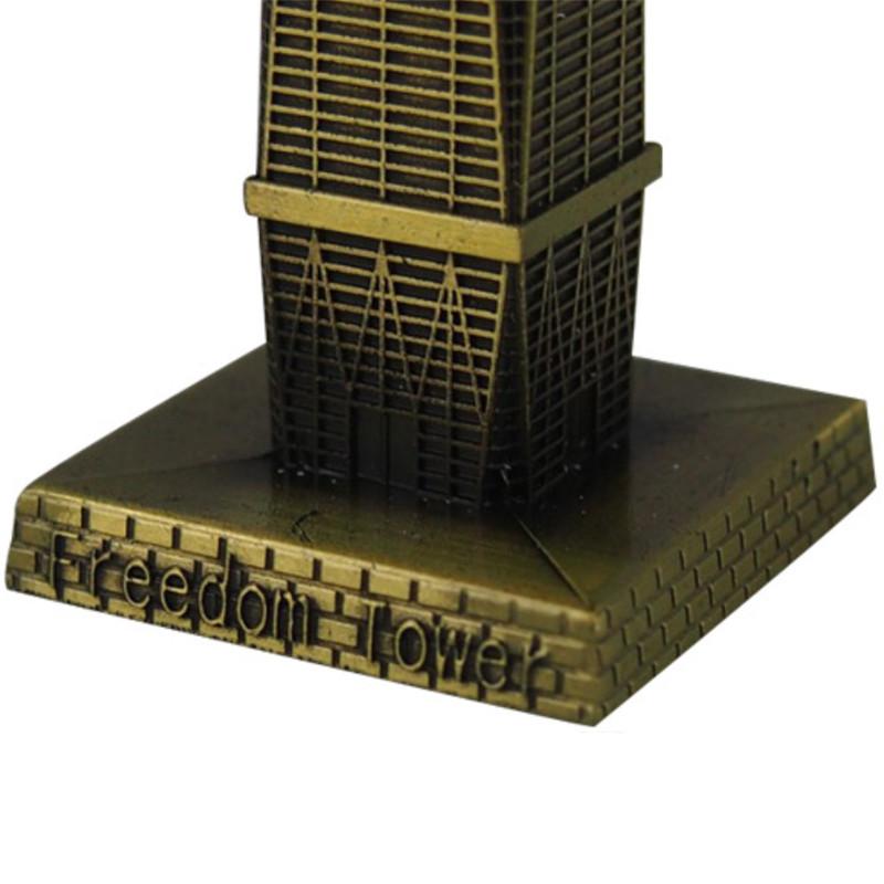 3D Metal Freedom Tower Model – New York Landmark Home & Office Decor Gift