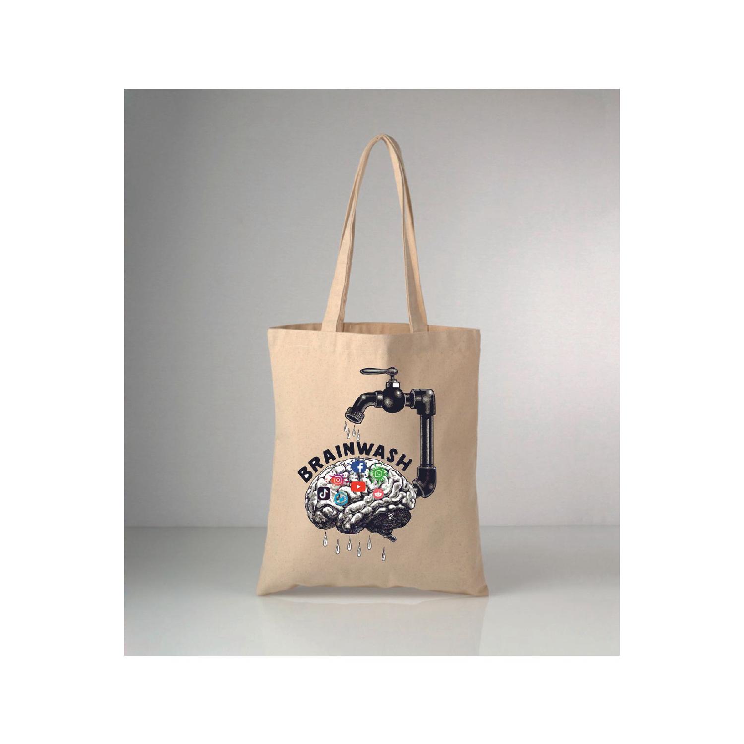 

Funny Humor - 10 Printed Raw Cloth Bag 35x40 Cm 35 x 39 екрю