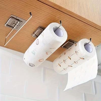 Mutfak Tuvalet Kağıdı Tutucu Doku Tutucu Asılı Banyo Tuvalet Kağıdı Tutucu Rulo Kağıt Tutucu Havlu Askısı Standı Depolama Rafı