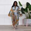 New Women's Multi-Color One Size Cover-Up with Modern Print