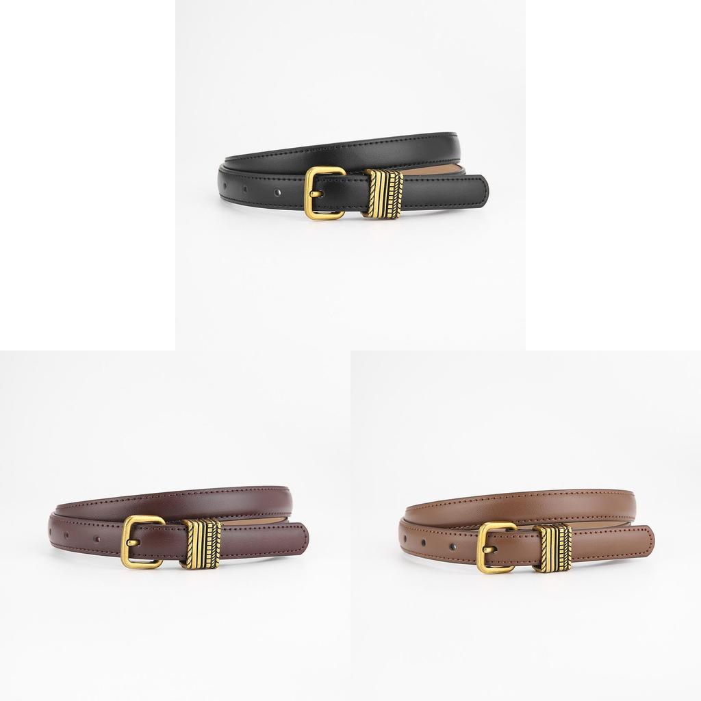 Genuine Leather Womens Belt For Jeans Fashion Casual With Pin Buckle