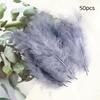 50Pcs Premium Soft Turkey Marabou Feathers Fluffy Craft Feathers for Kids Art Project Birthday Party Decor