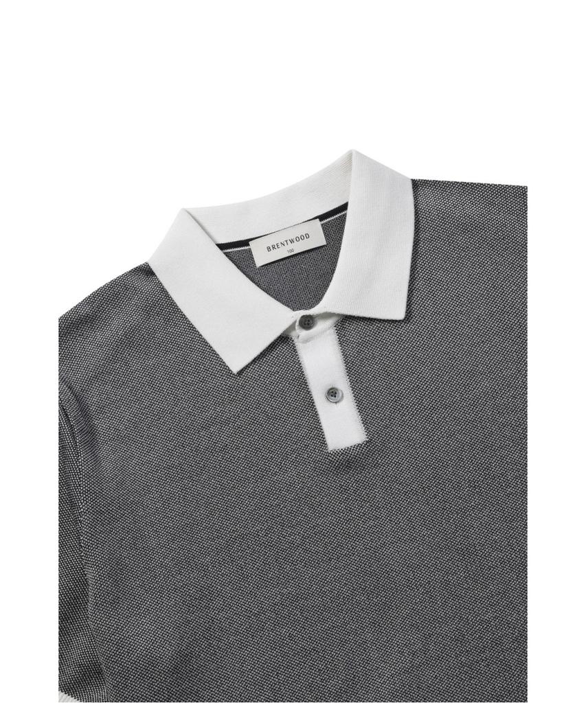 BRENTWOOD [Washable] Modern Minimal Polo Neck Sweater Brwam26511Gyx