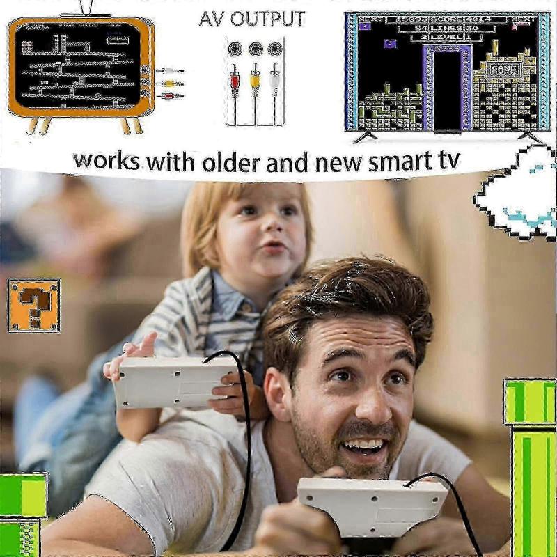 Retro Game Console With 620 Video Games, Av And Hdmi Hd Output, Plug And Play, Classic Edition Mini Entertainment System Adults And Kid