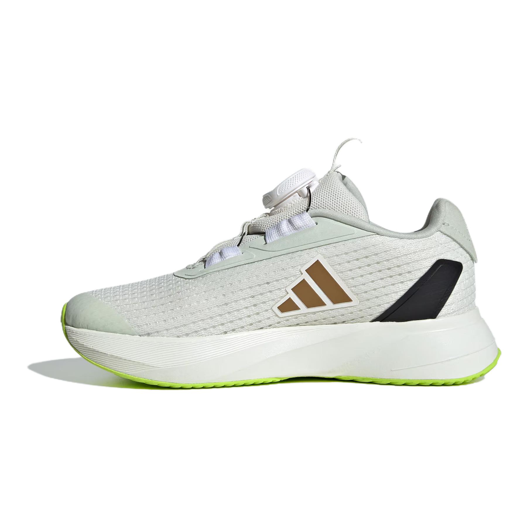 

New Adidas DURAMO SL Abrasion Resistant Breathable Low Top Kids Running Shoes White Green Kids IH7523 36.5