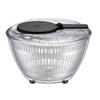 World Create Salad Spinner, Large Size, Easy To Clean, Vegetable Drainer, Made In Japan, Black,