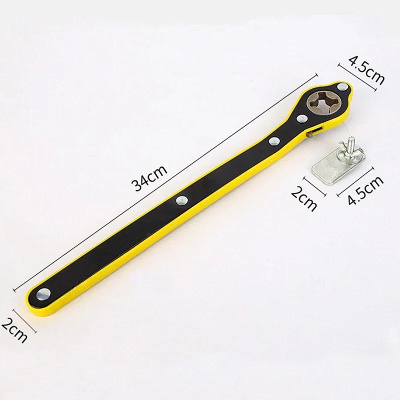 Car Labor Saving Jack Ratchet Wrench Car Tire Jack Removal Wrench Cross Labor Saving Wrench Jack Rocker Arm Auto Repair Tools