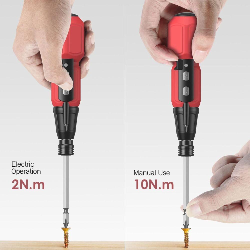 Rechargeable Mini Electric Screwdriver Powerful Portable Cordless Screwdriver Multi Functional Mini Electric Screwdriver Set