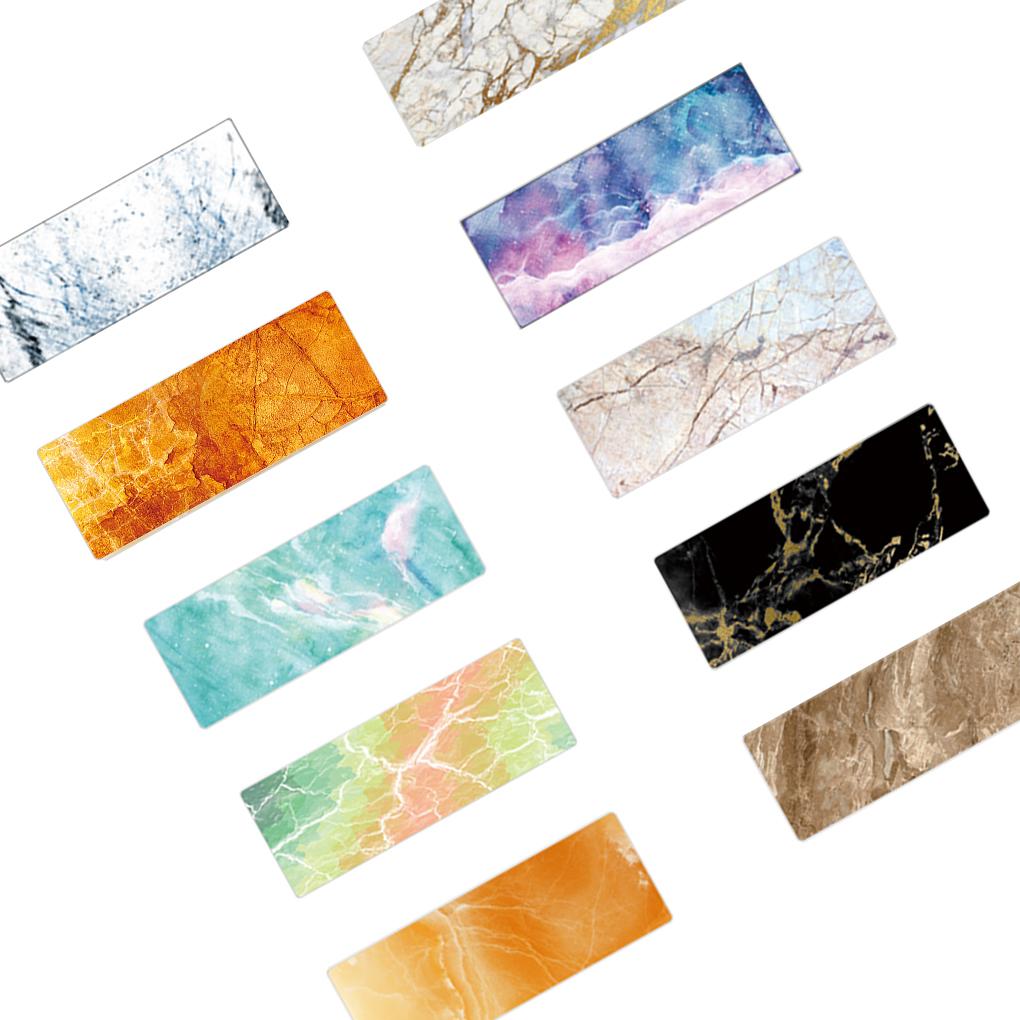 Extra Large Mouse Pad Marble Extended Computer Mouse Pad Non-Slip Non-Stitched Keyboard Desk Mat