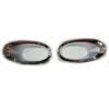 Chrome Fog Light Lamp Cover Fit For HONDA CR-V CRV 2010-2011 Front ABS 2pcs Trim