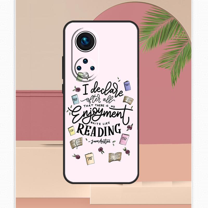 Pride And Prejudice Jane Austen Case For Huawei P30 Pro P50 P40 P20 Lite P Smart 2019 Nova 5T Honor X8 X7 X9 50 70 Cover