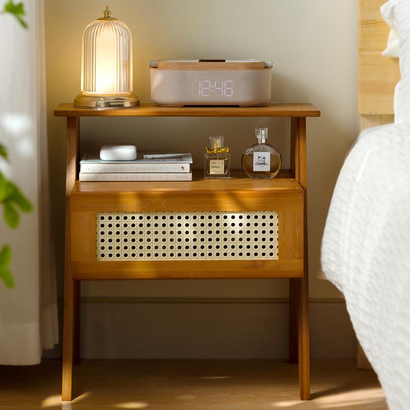 Minimalist Bedside Table - Modern Bedroom Bedside Table Bedroom Storage Cabinet with 1 Drawer Bedroom Furniture