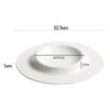 Line Pattern Ceramic Plate Creative Dessert Sushi Dish Snack Plate Molecular Cuisine Display Plate Artistic Conception Tableware