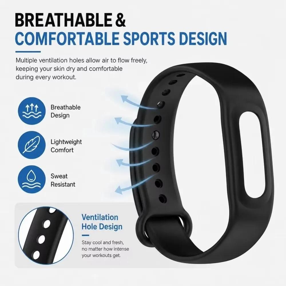 Silicone Strap for Google Fitbit Air Soft and Comfortable Replacement Wristband for Google Fitbit Air Band Bracelet Accessories