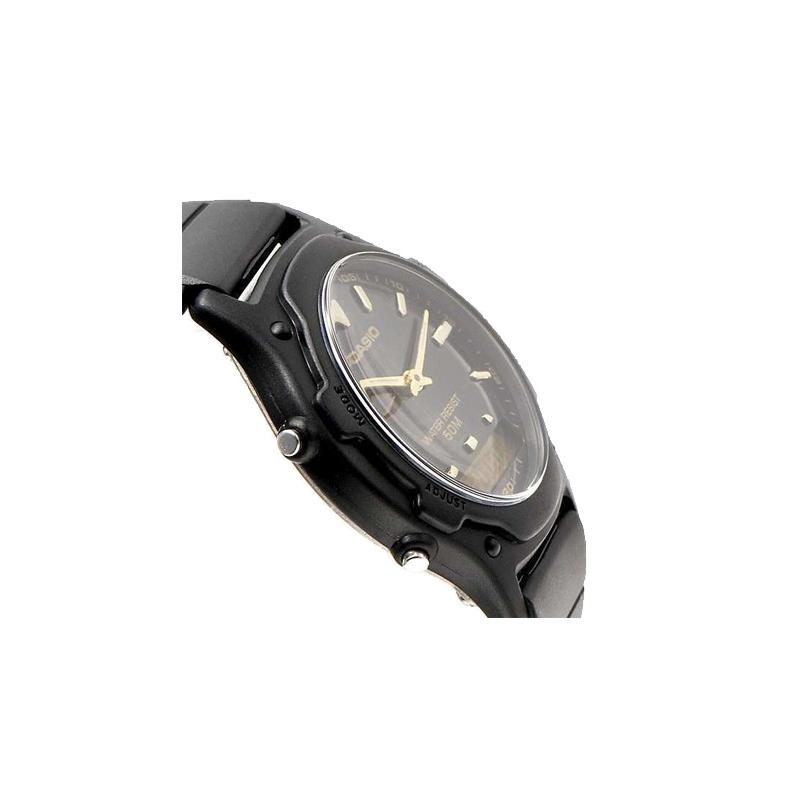 Casio YOUTH series - disc dual display, trendy retro and simple, classic pointer dual display, multi-functional sports waterproof, quartz AW-49HE-1A