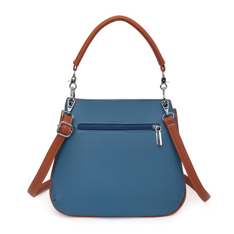 Women Handbag Patchwork Shoulder Messenger Office Work PU Leather Female Tote Bag Ladies Luxury Handbag Fashion Elegant Shoulder Bags