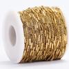 2 Meter Edelstahl Halskettenkette Röhre Goldkette Zubehör für Armbänder Schmuckherstellung Komponenten Handgemacht DIY