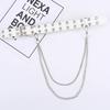 Chic Women's Double Eyelet Belt - European & American Fashion, Korean Style, Elegant All-Match Accessory