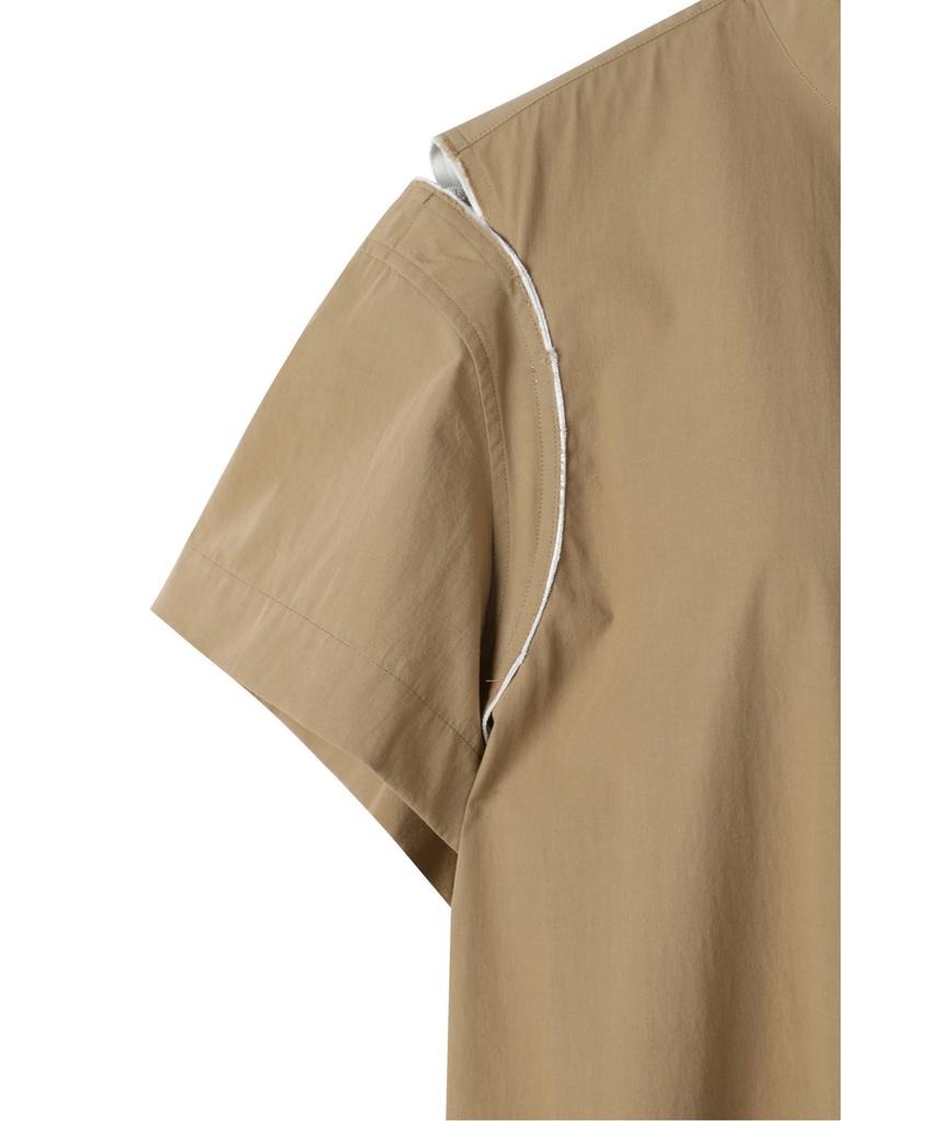 RECODE Slit Shoulder Shirt Dress_Rqdam24584Bex