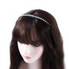 Handmade Korean Women Girls With Teeth Multicolor Headwear Iron Hair Band Crystal Beaded Headband