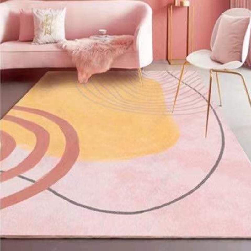 Pink Girl Modern Carpet for Living Room Home Decoration Children Carpets for Rooms Large Area Rug Cute Door Mat Non Slip Carpet