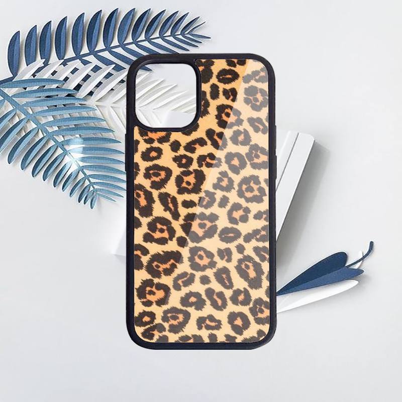 Leopard Print Phone Case PC for iPhone 11 12 13 Pro XS MAX 8 7 6 6S Plus X XR Luxury Shell Funda
