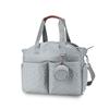 Large Capacity Polyester Diaper Bag for Moms Breast Pump Pocket Shoulder Tote & Insulated Bottle Pouch Multi-Functional Travel