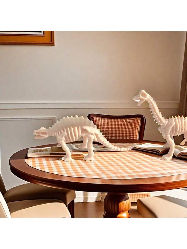6pcs Simulated Dinosaur Skeleton Model Archaeological Excavation Dinosaur Fossil Skeleton Accessories Children's Birthday Gifts