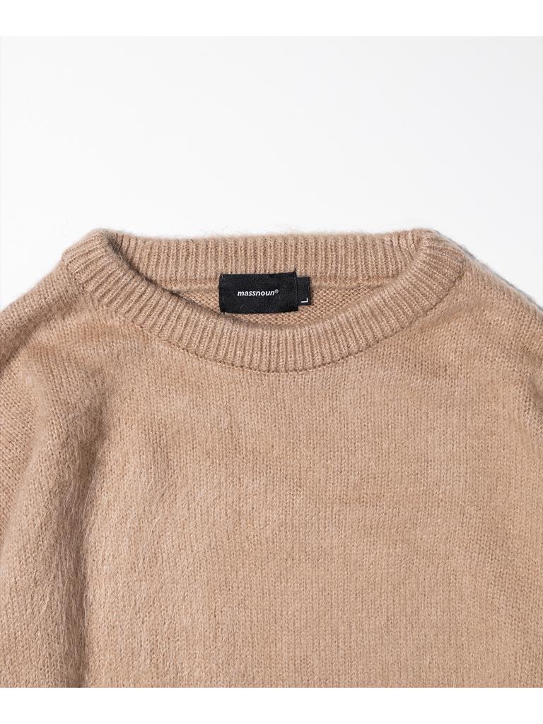 MASSNOUN Wool Soft Mohair Oversized Knit Mftnt003-Bg