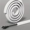 1PC 1/3M Floor Cord Cover Sheaths PVC Flexible Electrical Conduit Cable Protectors Self-adhesive Cable Hiders for Floors