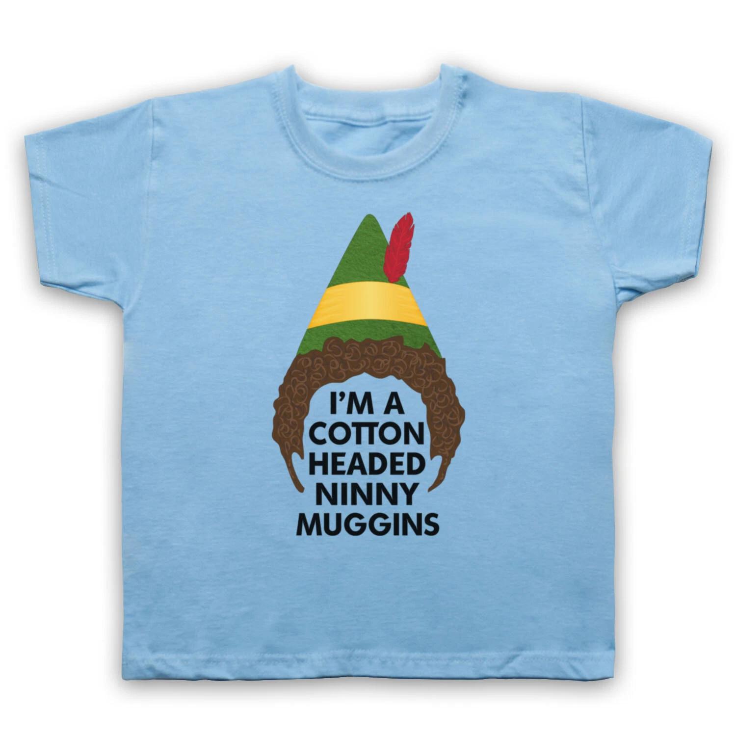 ELF BUDDY UNOFFICIAL I M A COTTON HEADED NINNY MUGGINS KIDS CHILDS Boys Baby Children T-shirt 160