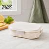 Healthy Lunch Box Snack Container, with Separate Compartments Design, Food-Grade PP Box, Built-In Ice Portable Layer Keeps Food Fresh Fruits