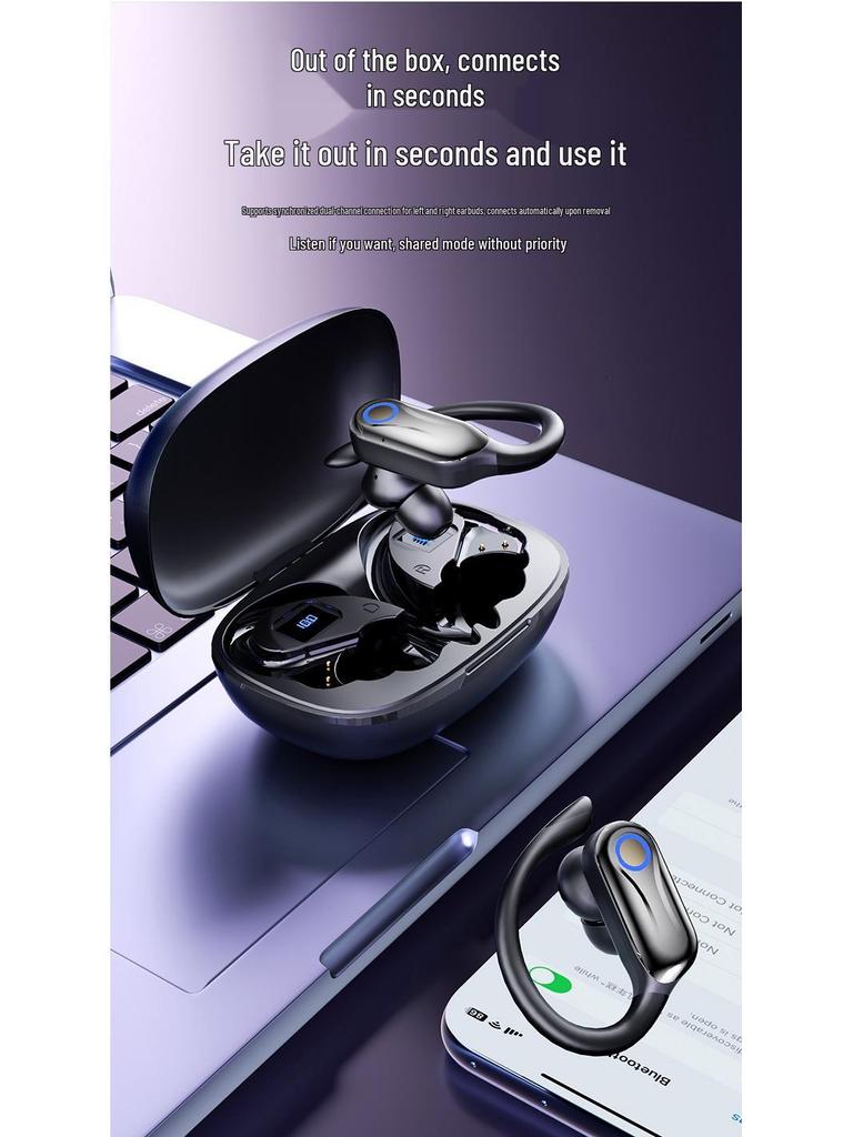 26 Open/In-Ear TWS True Wireless AI Translation Bluetooth Noise-Cancelling Earphones for Sports